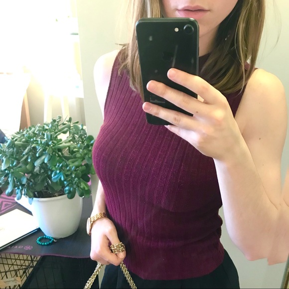 Wilfred Burgundy Tank - Picture 2 of 3